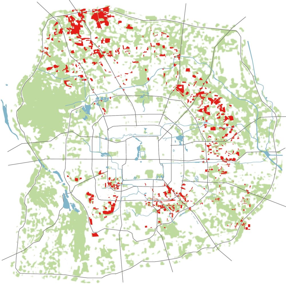 Map of total potential of beijing